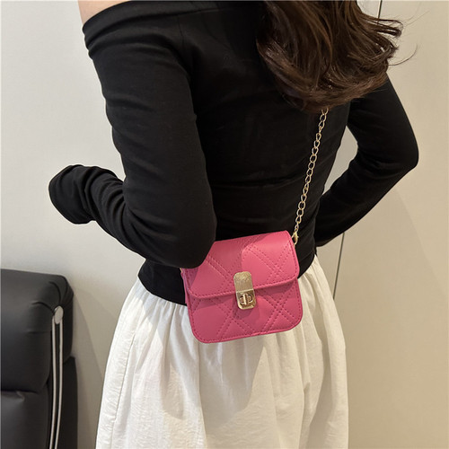 Bag 2025 Summer Crossbody Bag Women Chain Bag with a Touch of Luxury Mini Grid Small Square Clutch Shoulder Bag