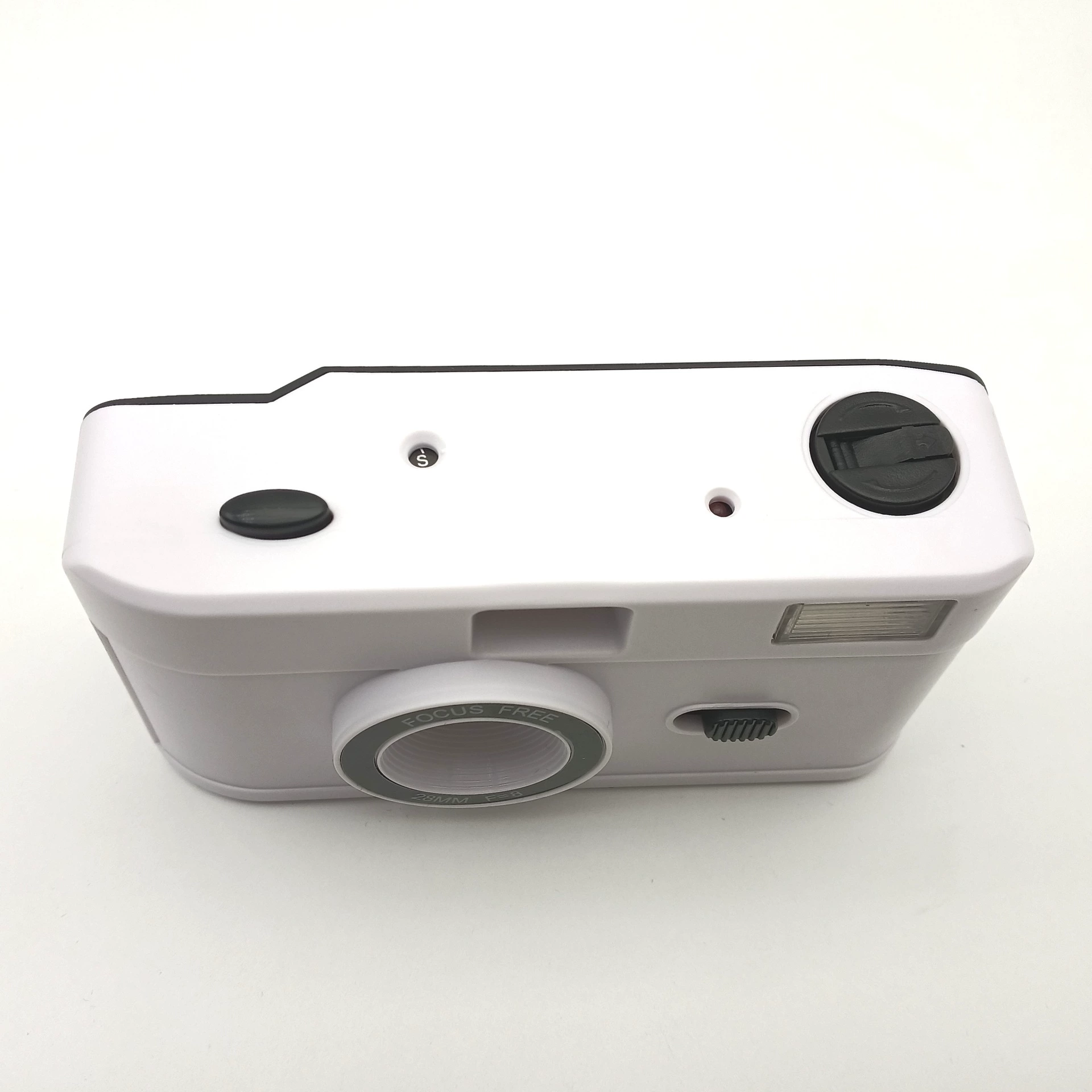 White cute retro cartoon camera for students, Birthday gift