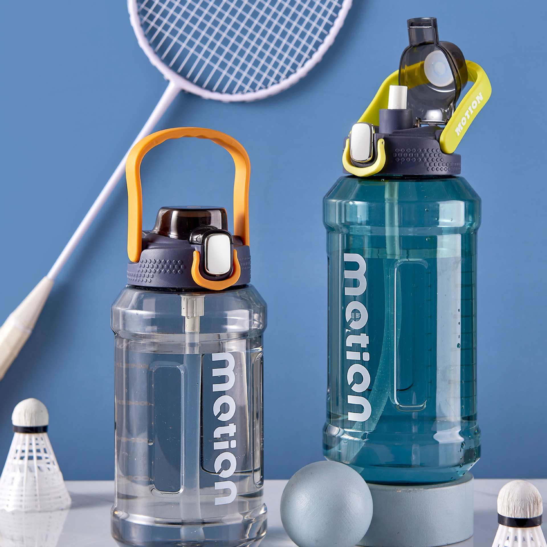 Botella de agua deportiva de verano para fitness, taza para beber de gran capacidad, contenedor de agua portátil para exteriores resistente a altas temperaturas, oferta especial.
