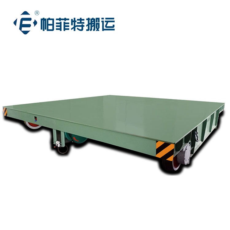 帕菲特车间物料运输车蓄电池平板车 蓄电池供电公铁两用车