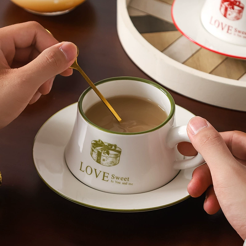 Киберретр Coffee керамический набор, высококачественный бренд для дневного чая, чашка для чая, стиль высшего класса, подарок на день рождения