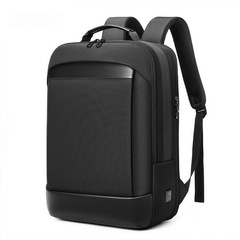 德国品质商务双肩包男士休闲旅行笔记本电脑背包学生书包 USB外接