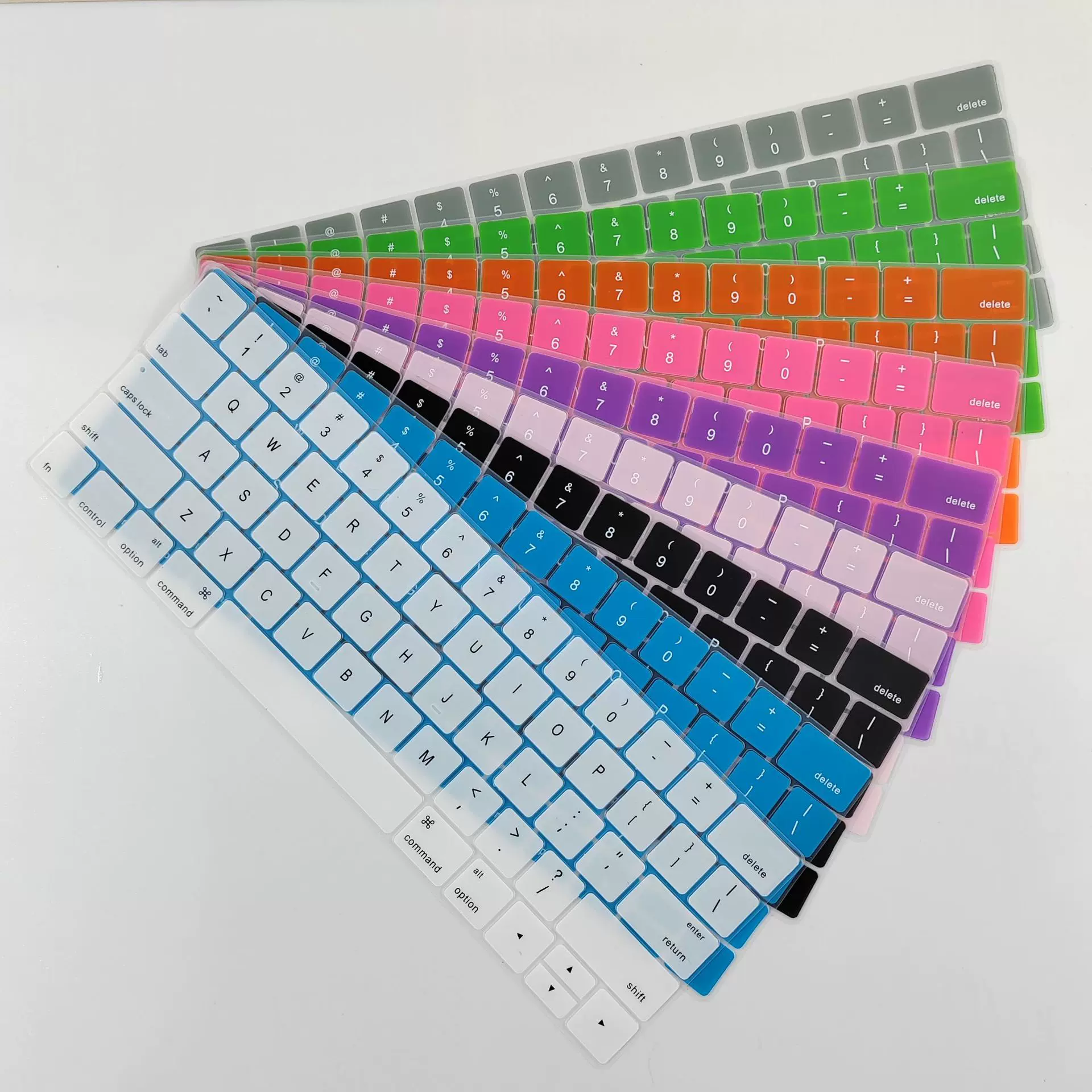 A1706美版英语透明底防尘键盘保护膜 硅胶苹果笔记本电脑键盘膜