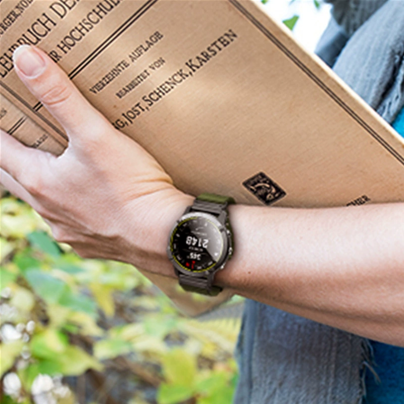Тактический плетёный ремешок Garmin fenix7 для быстросъёмного нейлонового ремешка, браслет для Garmin, ремешок под Thai iron