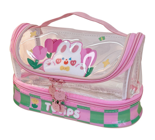 Pen bag ins cool style transparent stationery bag large capacity high appearance simple elementary school student stationery box junior high school student
