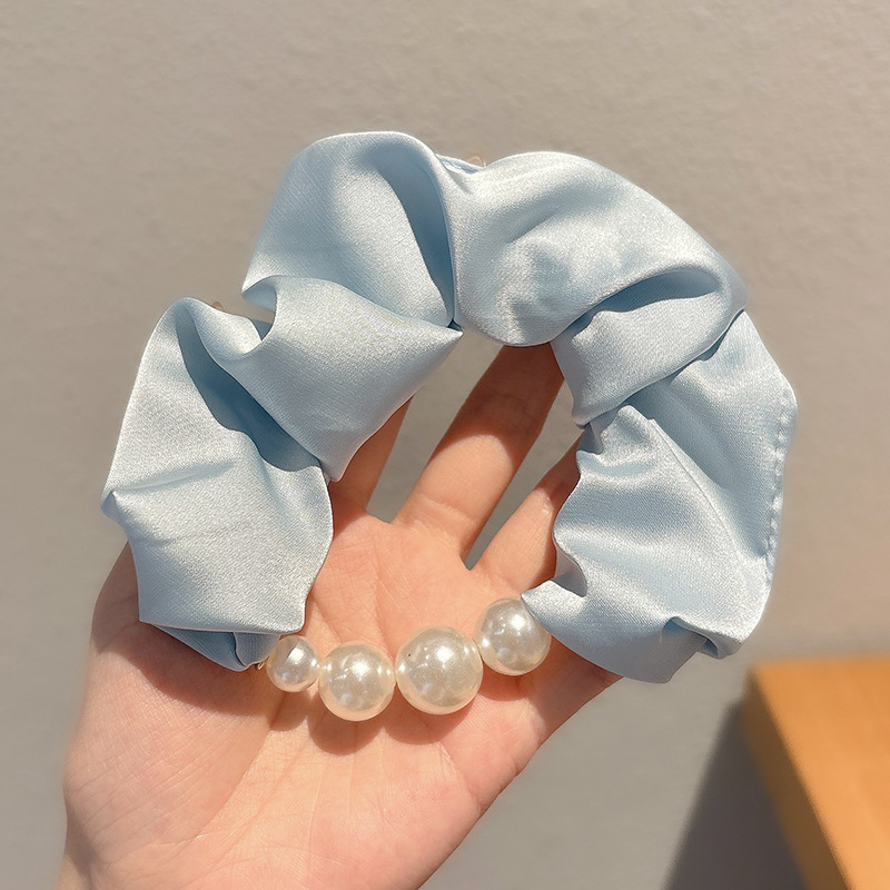 Estilo pastoral francés, diadema de intestino grueso, accesorios para el cabello dulce de alta calidad para mujer, cuerda para la cabeza, nueva cuerda para el cabello de todo fósforo, banda elástica alta