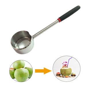Stainless Steel Coconut Opener, Coconut Shell Opener, Coconut Grater, Hole Opener, Shrimp Knife, Practical for Home Use
