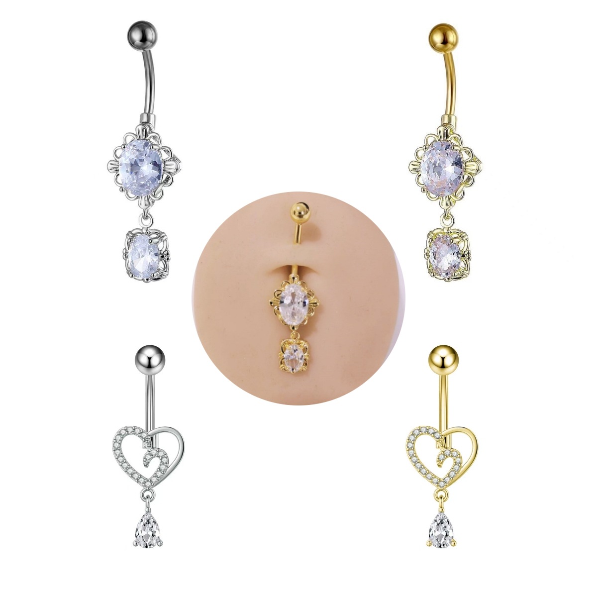 Labret stud lip piercing jewelry styling detail