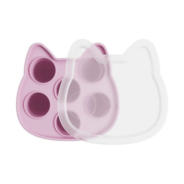 Pink-kitten supplementary food mold