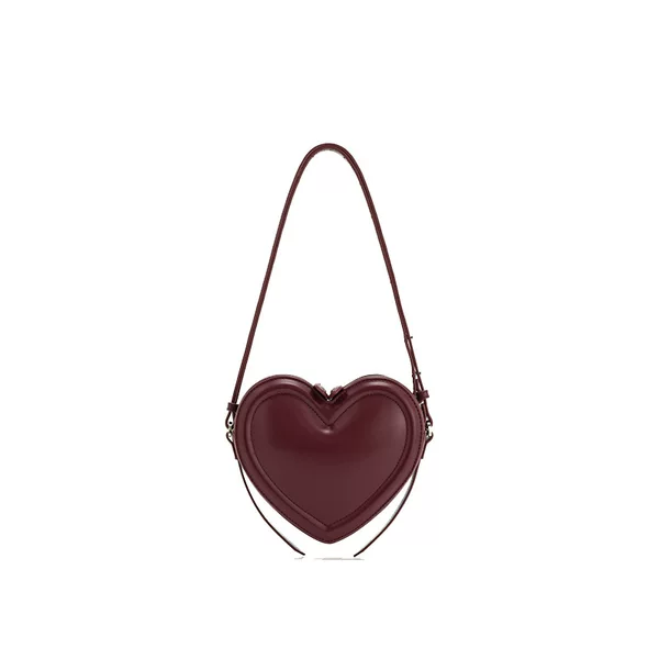 Jw Same Style Heart-Shaped Crossbody Design Three-Dimensional Love Heart Women's Handbag Women's Three-Dimensional Heart-Shaped Bag