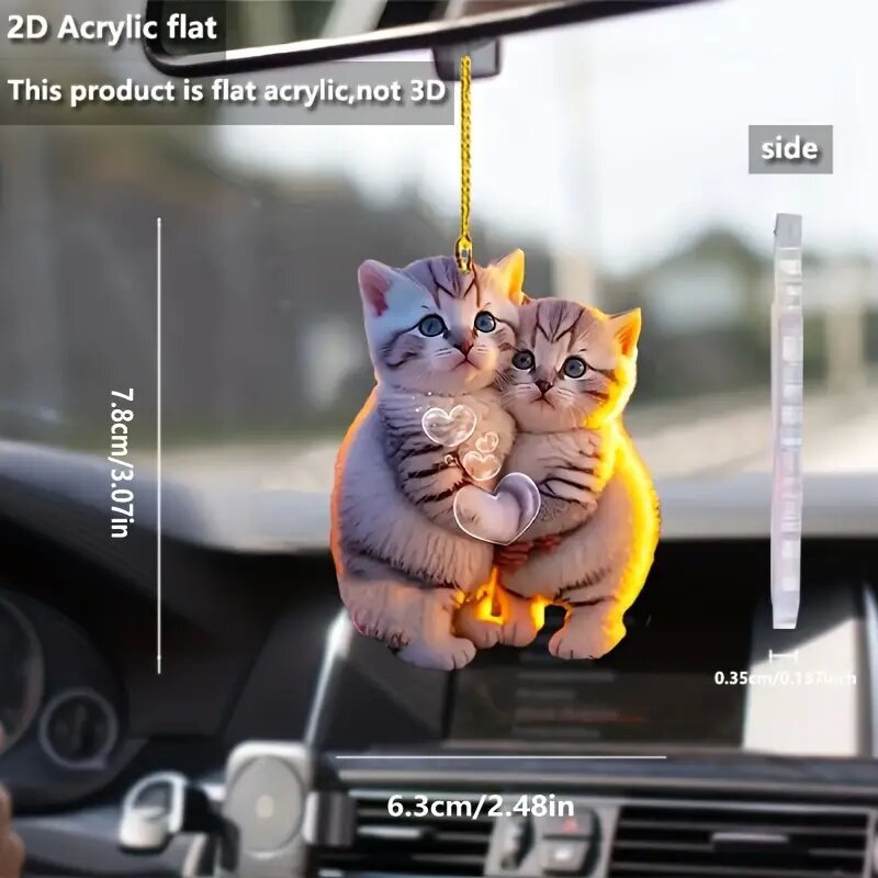 Couple Cat Ornament Image 4