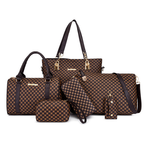 Large Capacity Women's New Style Mother and Daughter Set of Bags Women's Fashion Floral Print Shoulder and Handbag