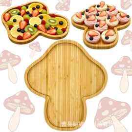 跨境木质熟食板新生儿生日宴洗节利万圣节圣诞节派对木托盘批发