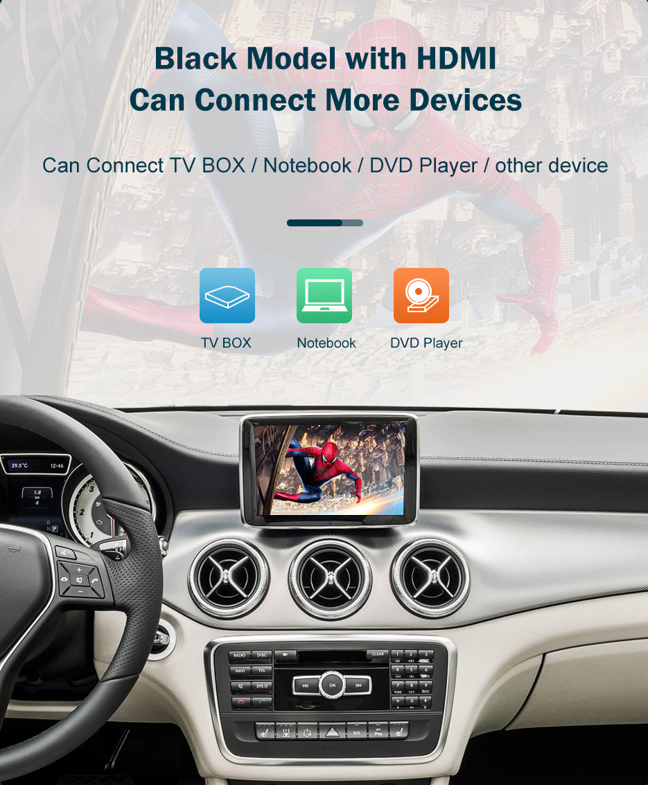 RoadTop Wireless Apple CarPlay Is Suitable for Mercedes-benz NTG4.5/4.7 Decoder Module Decoder Box