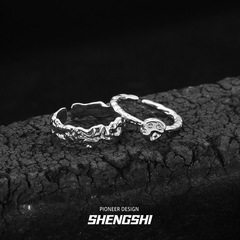 韓版ins個性不規則戒指女設計感小眾不掉色高級輕奢開口指環批發