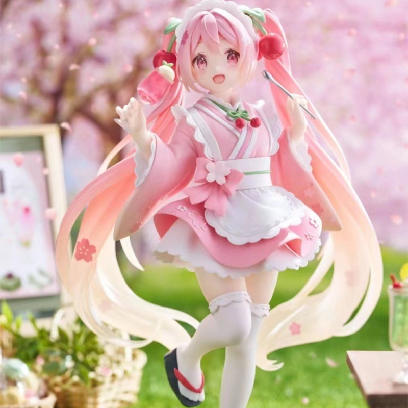 初音フィギュア雪姫ロングヘア人形女の子飾りモデルブラインドボックス人形福袋二次元|undefined