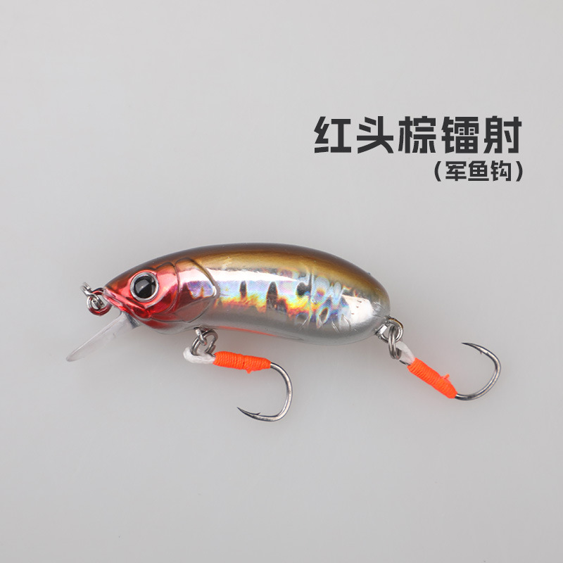 Color 2 cabeza roja marrón láser único gancho