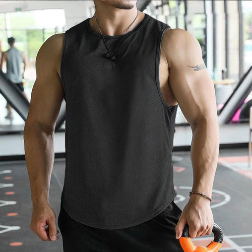 Men's Sleeveless Running Cross-Country Basketball Training Exercise Running Trendy Top