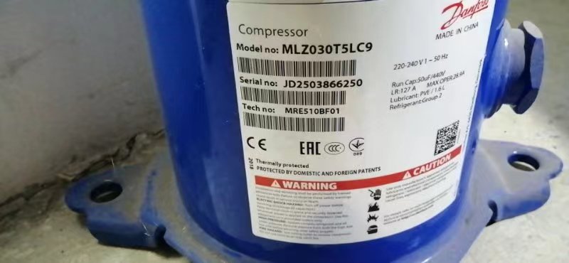 全新原装百福马丹佛斯MLZ030T5LC9 空调压缩机 50Hz 制冷制热设备
