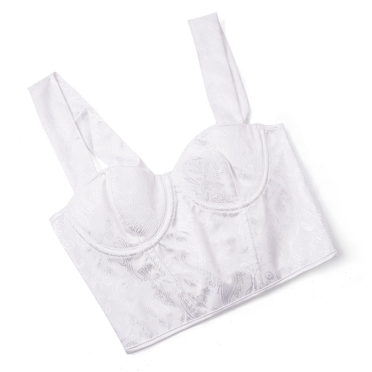 Nuevo Jacquard Blanco Corte Corpo de Damas Top Amazon AliExpress suministro de comercio electrónico transfronterizo