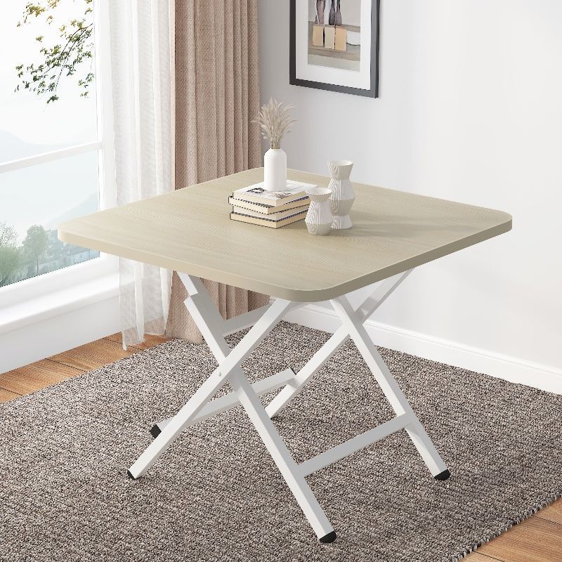 Mesa plegable alquiler de alquiler de mesa de comedor al aire libre portátil mesa de estand simple mesa de comedor casera mesa cuadrada