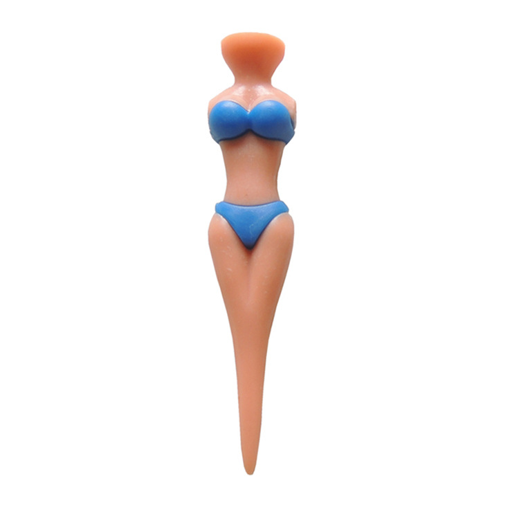 Golf Tee sexy bikini modelo belleza uñas de plástico bola de uñas diversión moda bola asiento