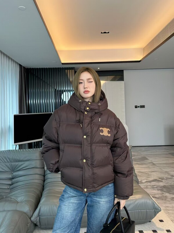 25冬季 新款功能性面包服外套经典宽松落肩可拆卸袖秒变小马甲外|undefined