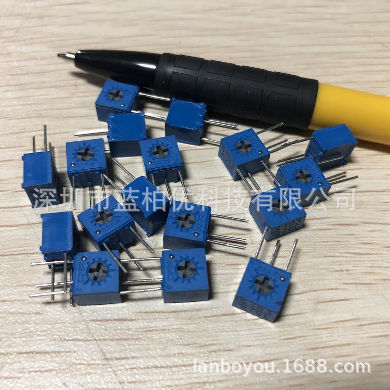 3362S-1-103LF 可调电阻 可变微调电位器 3362S-10K S103 侧面调
