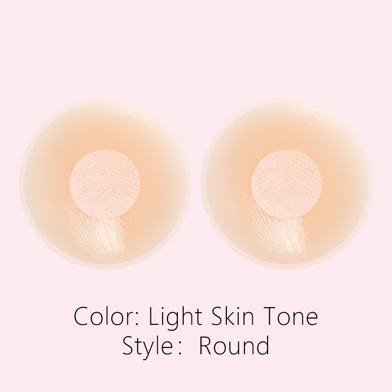 6.5CM (밝은 피부색 원형 패치 단조천)