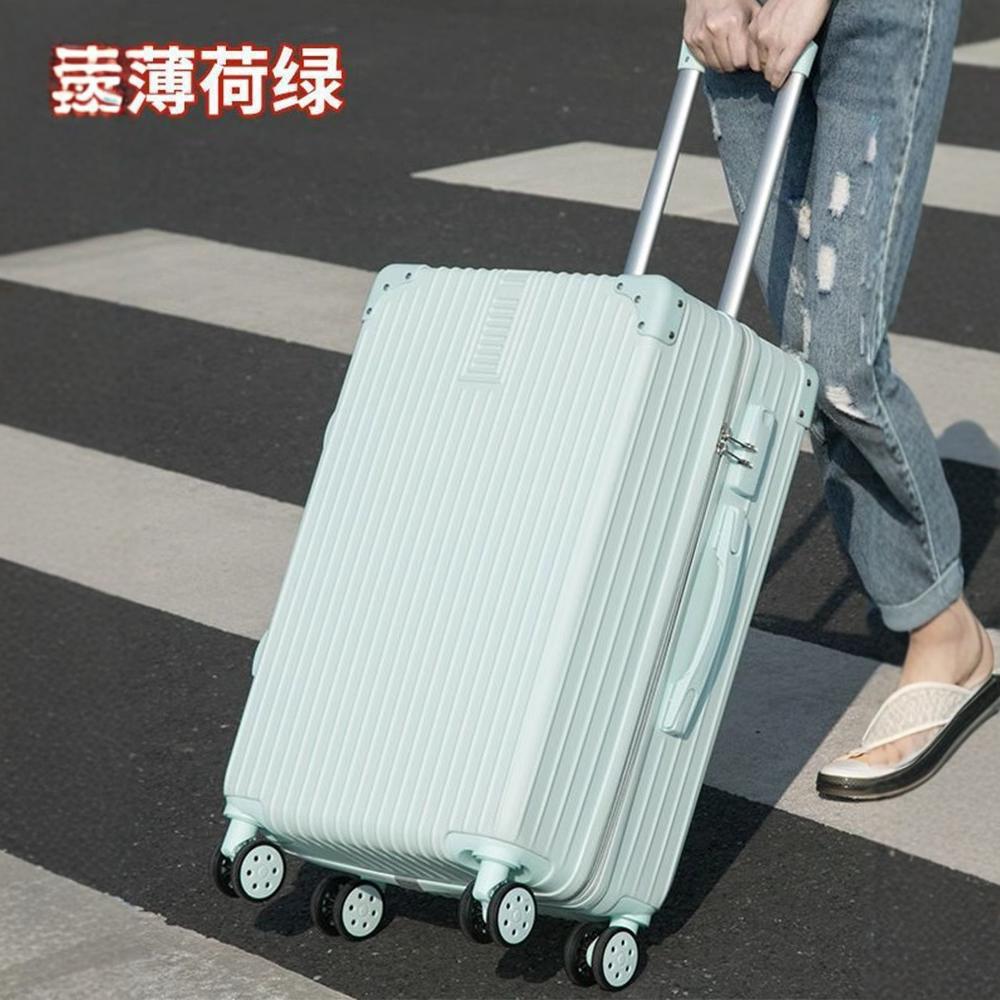 Maleta de mujer red retro 20 pulgadas pequeña caja de viaje de tirón 24 pulgadas maleta de estudiante rueda universal