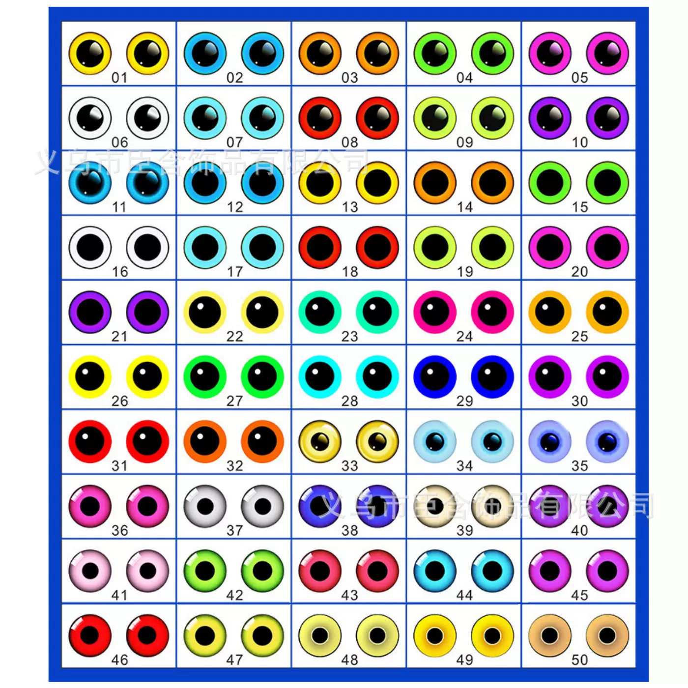diy批发玩偶眼珠毛绒玩具配件仿真眼睛圆瞳竖瞳贴片玻璃动物眼睛