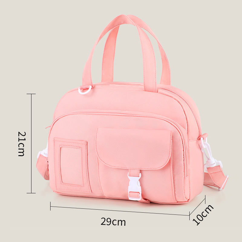 Bolsa de moda japonesa y coreana, bolso de hombro de secundaria secundaria, mochila de gran capacidad, bolso de dulces, bolso de mano.