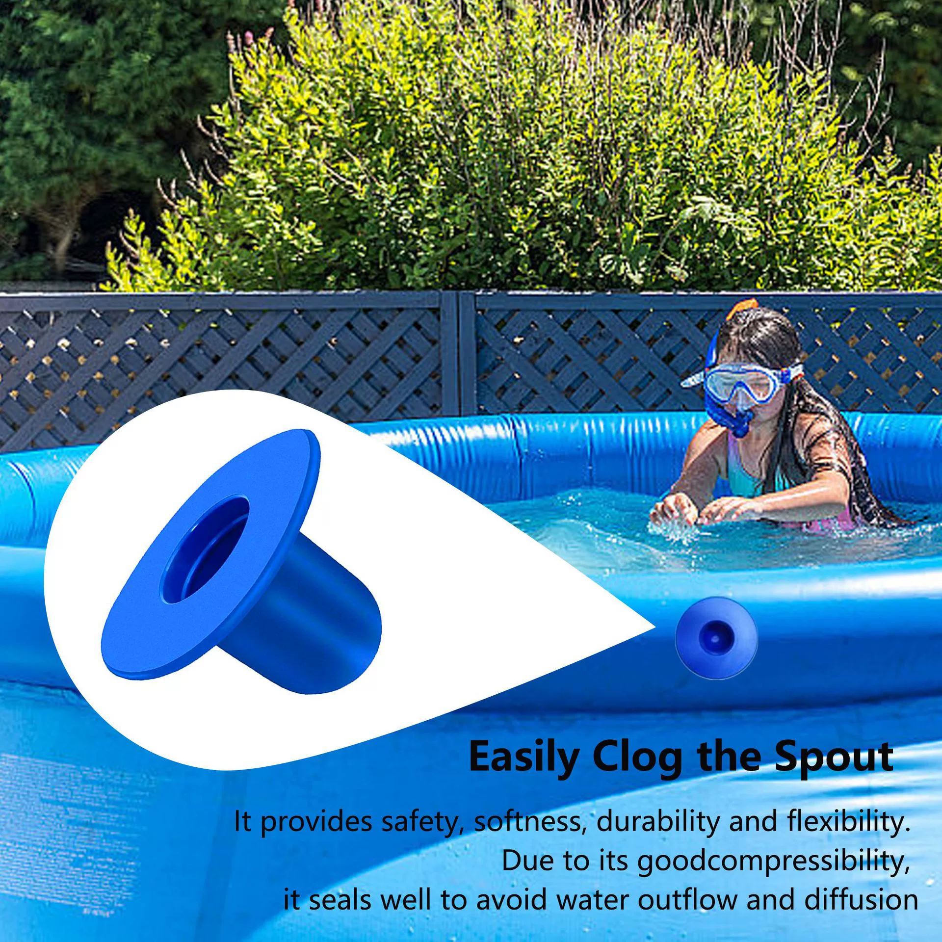 Амазонка Горячие продажи INTEX для бассейнов Аксессуары для мягких кожаных пробок