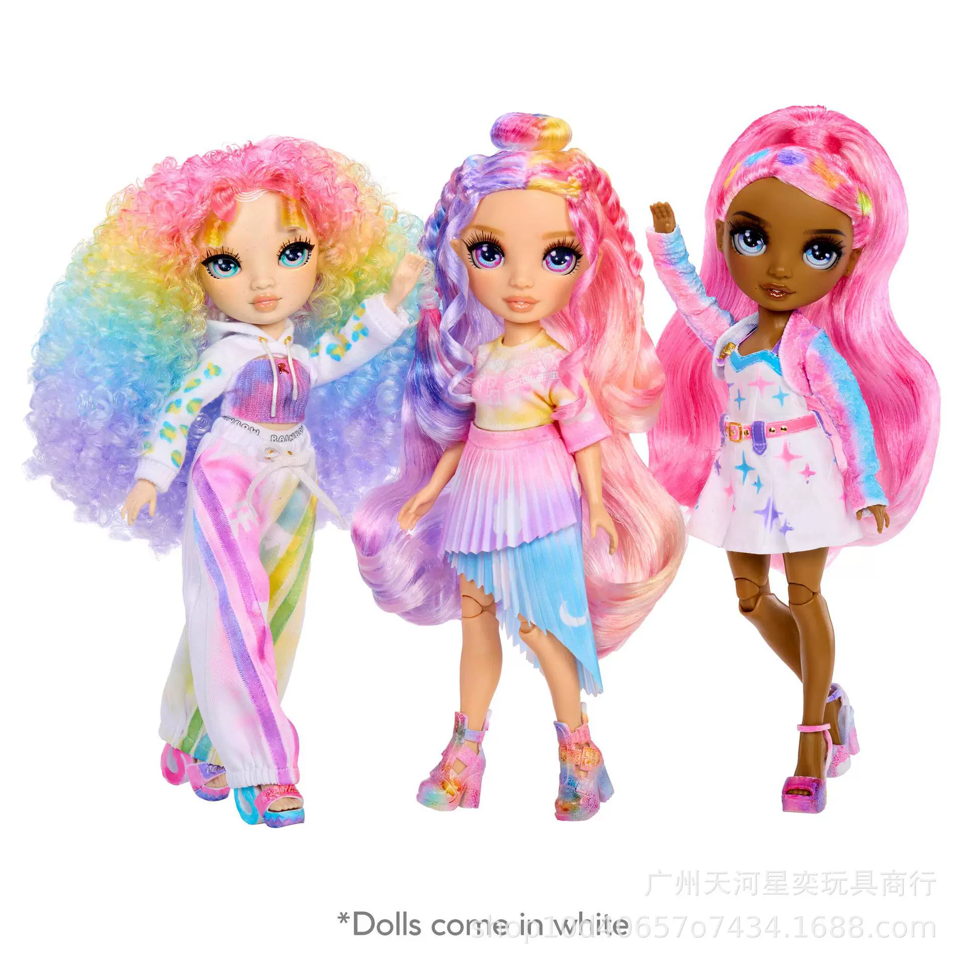 Подлинный MGA Rainbow High Rainbow High школьный набор красок спрей для окрашивания творческий DIY прическа кукла девочка кукла