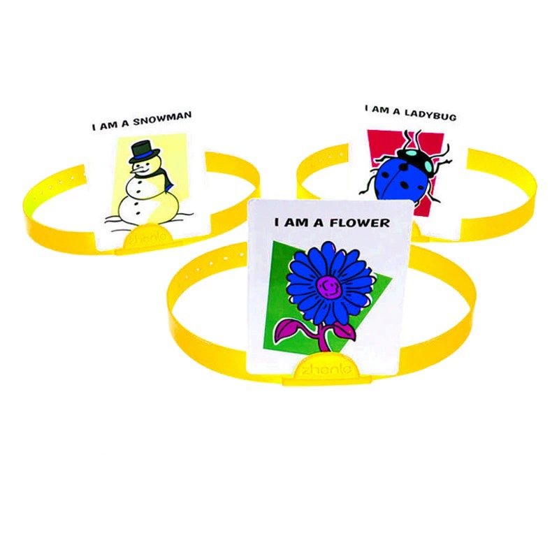 Раннее образование детей Учитель английского языка учебные пособия повязка на голову Угадай, кто я ИГРА соответствующая повязка на голову HEDBANZ GAME