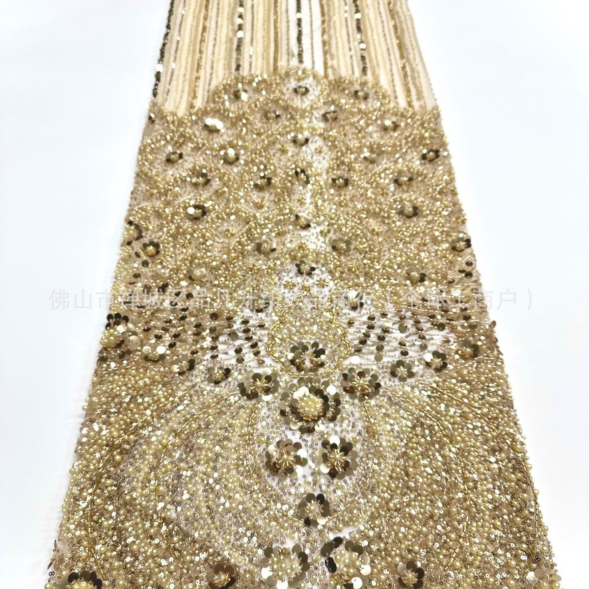 Fabricantes de bolsas transfronterizas tela de sequilla vestido de boda anfitrión de cena rendimiento bar mitzvah vestido de tela