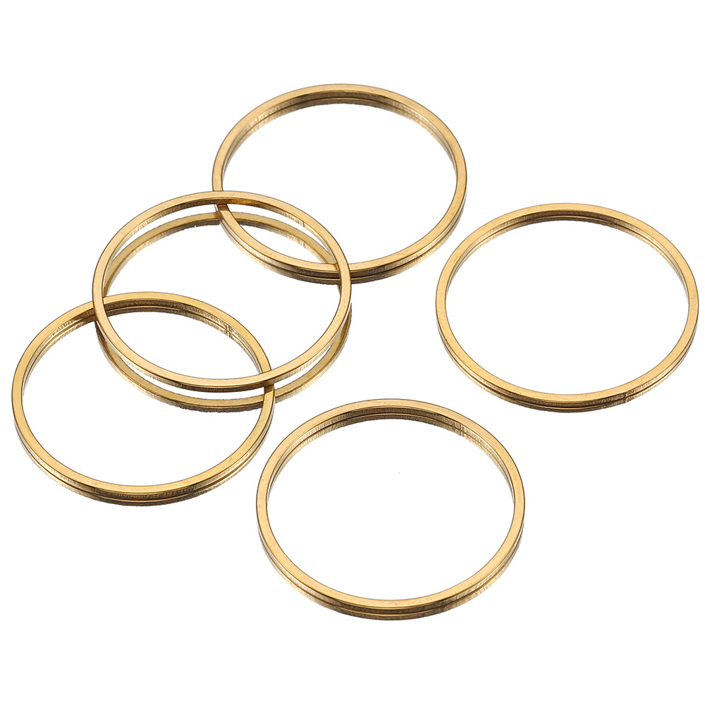 Simple Style, Classic Style Style 20 PCS/Package 304 Stainless Steel Solid Color Jewelry Buckle
