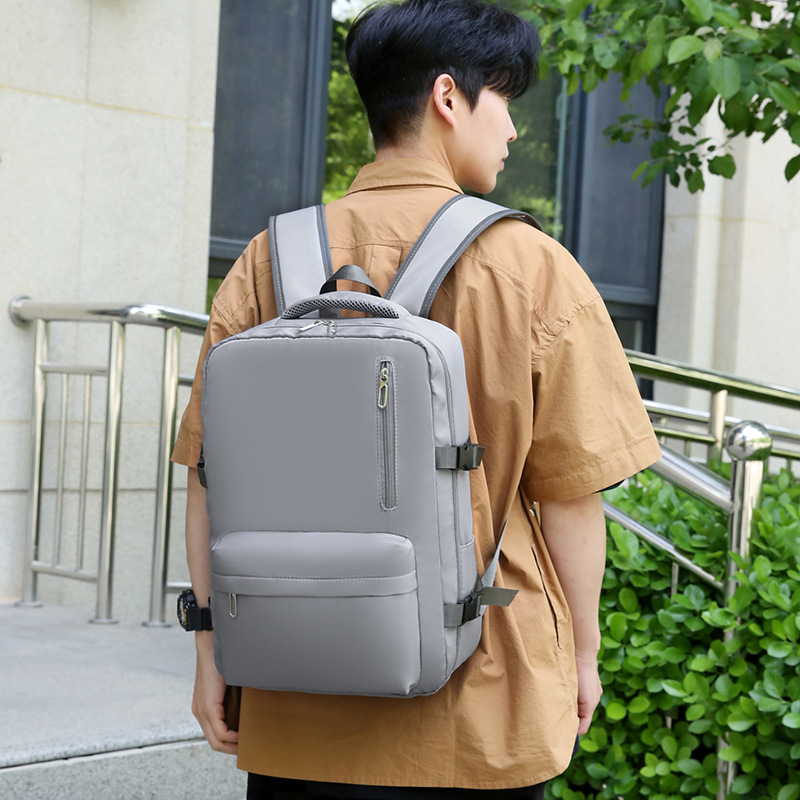 New Business Travel Large Capacity USB Interface Backpack Computer Bag_voghion.com