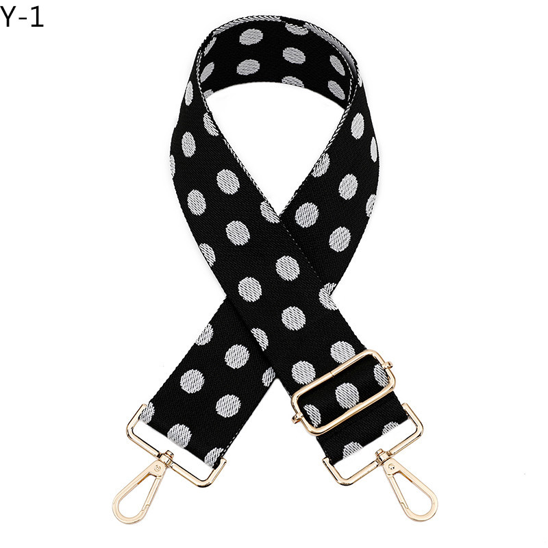 105g Weight Bag Strap Bag Accessories Type All Seasons Polyester Round Dots Bag Strap