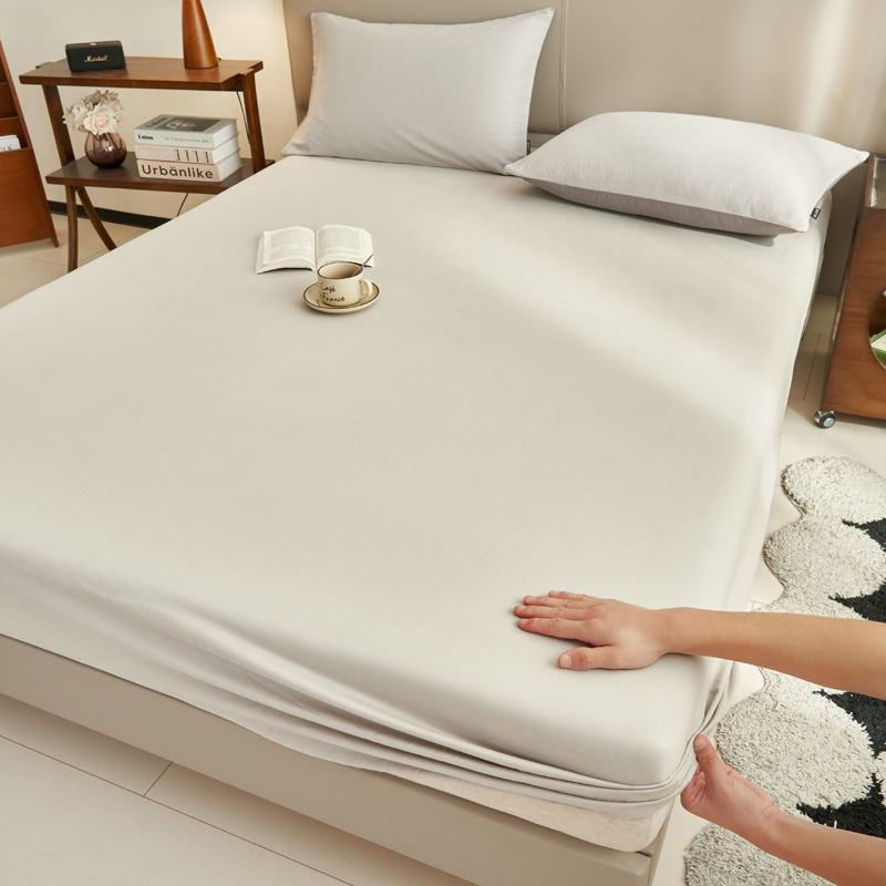 Nueva sábana de algodón puro pieza individual 100 funda de cama de algodón todo incluido funda de colchón funda de cama juego de tres piezas 2025 nuevo