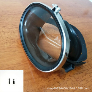 Professional Diving Waterproof and Anti-Fog Swimming Goggles High-Definition Large Field of View Adult Diving Goggles Transparent Glass Mirror Swimming Goggles