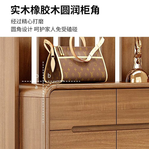 3L new Chinese style entrance door shoe cabinet and hanger integrated with shoe stool entrance cabinet partition cabinet living room large capacity storage