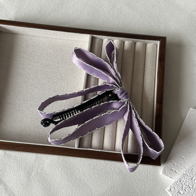 38g Weight Hair Clip Hair Accessories Type 1 Piece Quantity Casual, Holiday, Daily Occasion Cloth Material Bow Knot Pattern All Seasons Season Women's Gender Elegant, Sweet Style Elegant Sweet Women's Bow Knot Cloth Hair Clip 11