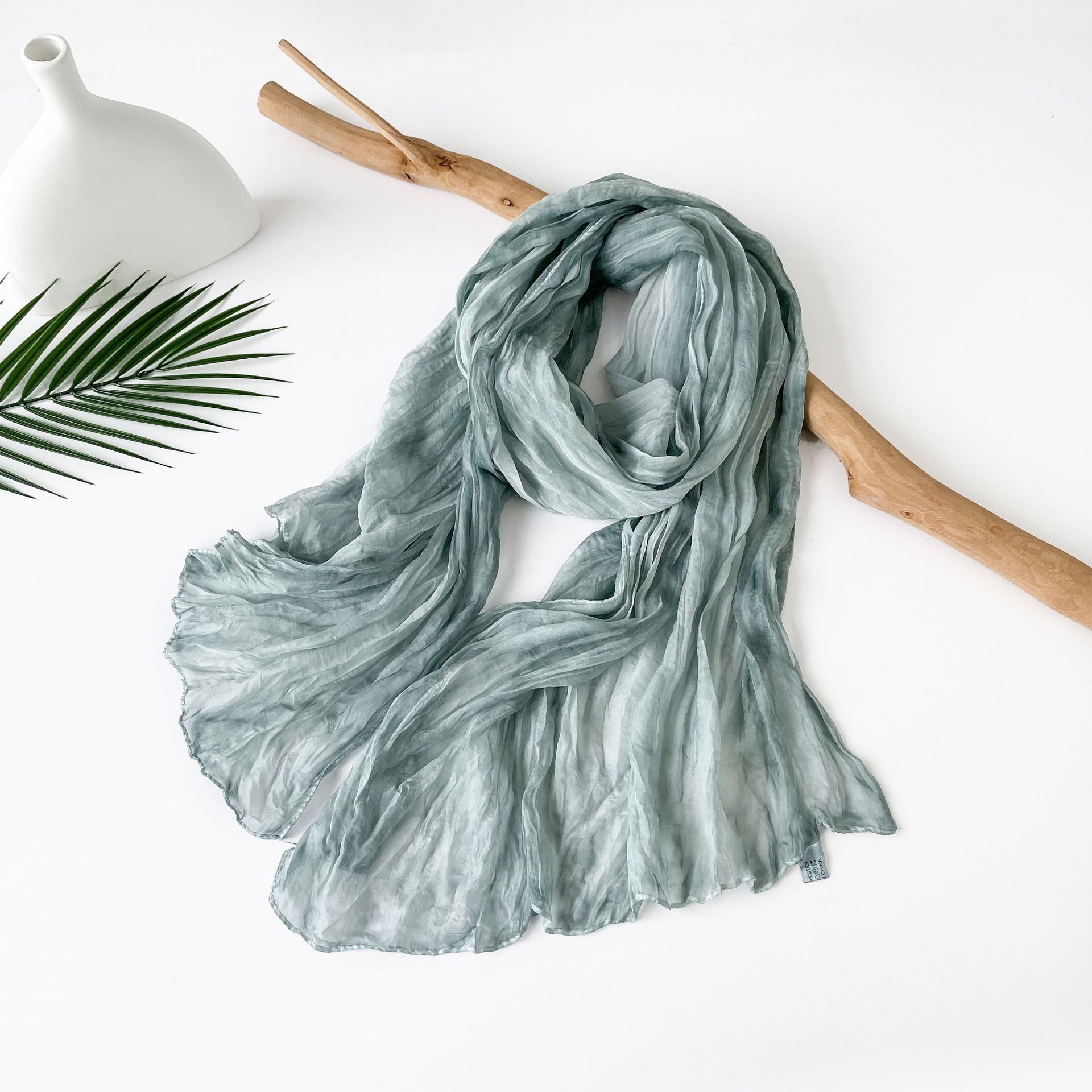 Women's Silk Scarf Lightweight Sunscreen Headscarf For Women_voghion.com