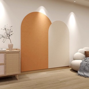 Living room background wall wall decoration high-end house layout creative wall transformation ugly artifact felt wall stickers