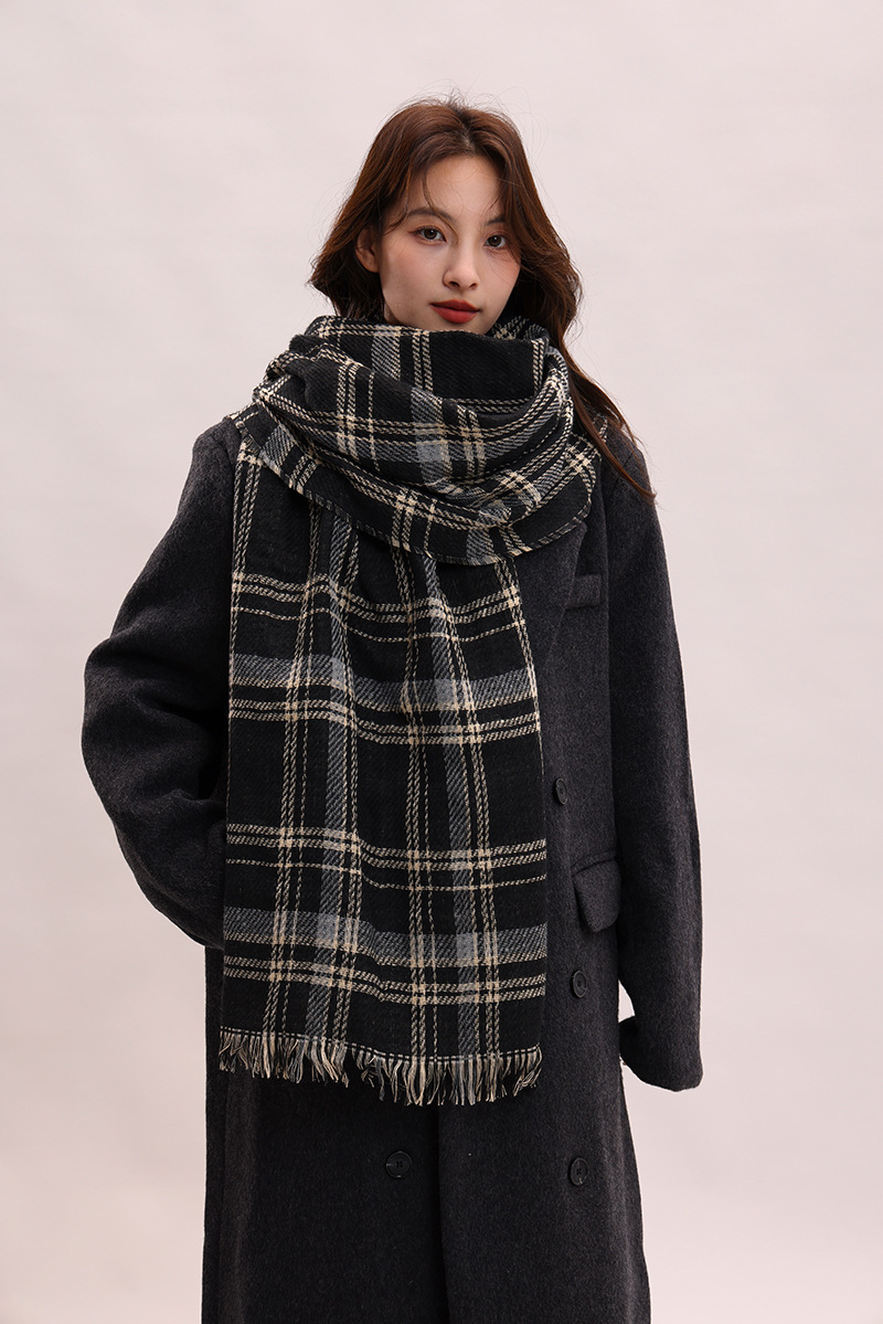 Couple Winter Thickened Versatile Student Giving Boyfriend Birthday Gift 2024 New High end Luxury Scarf_voghion.com