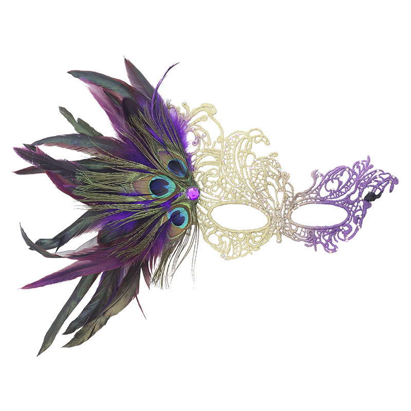 Ventas transfronterizas calientes de Halloween máscaras de encaje de Phoenix máscaras de rendimiento de máscaras sexuales de la reina