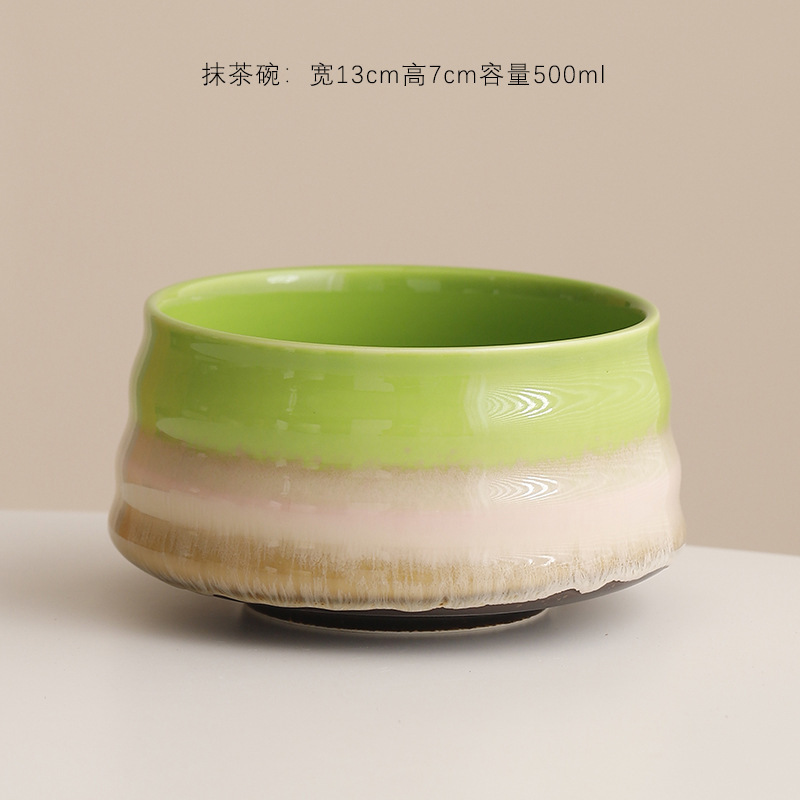 抹茶窑变4件套百本立茶筅立组合点茶抹茶打茶器工具套装创意|undefined