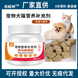 Youqite Lecithin Dog Teddy Golden Retriever Beautiful Hair Skin Care Dog Fish Oil Lecithin Less Hair Loss