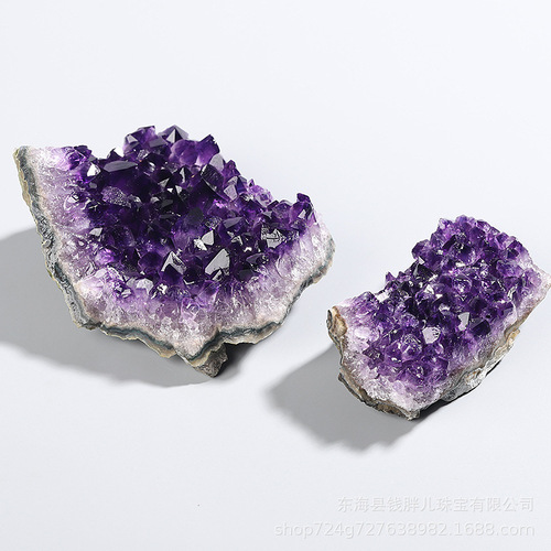 Wholesale natural Uruguayan amethyst clusters, amethyst cave pieces, Brazilian amethyst block ornaments, mineral specimens amethyst clusters